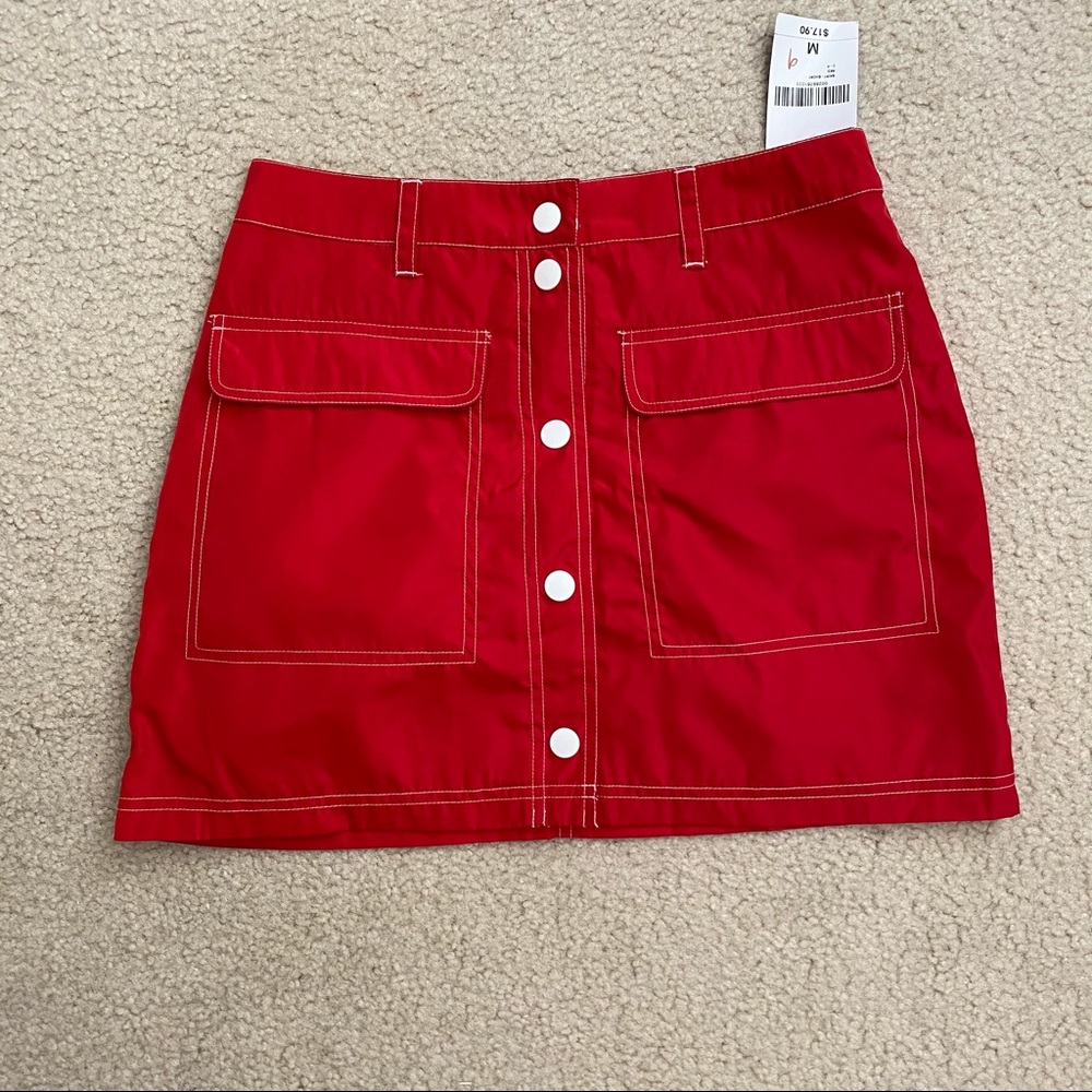 Red skirt